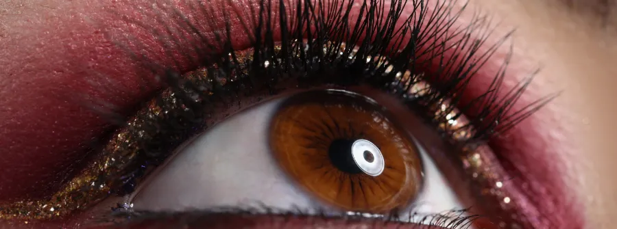 eyelashes close-up
