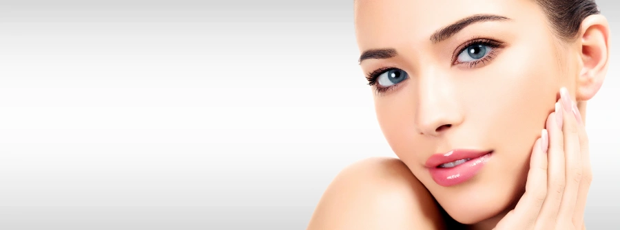 woman after a facial in peyia